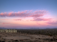 Guest Rooms & Labyrinth at Sunset - Mexico Yoga Retreats