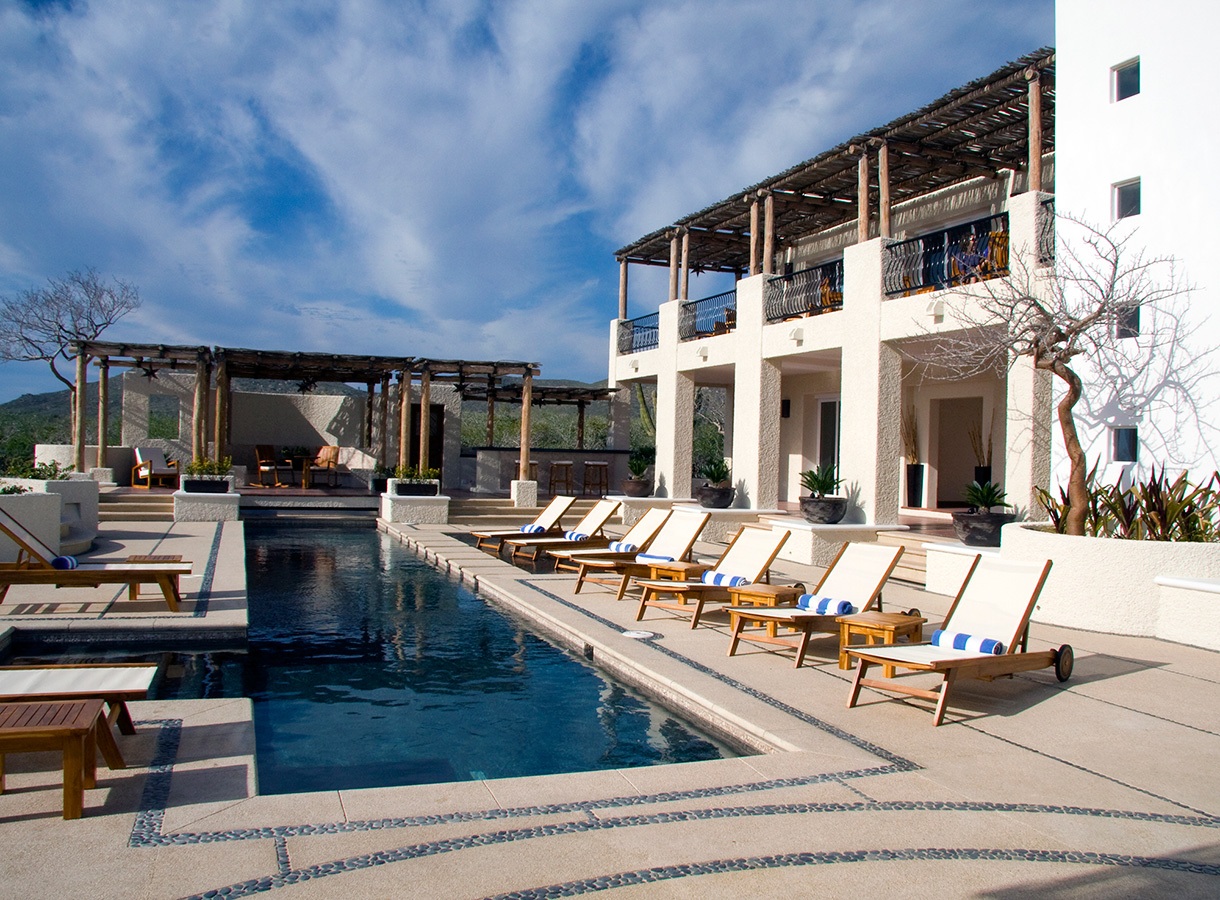 Community Building Pool View - Yoga Retreat - Mexico