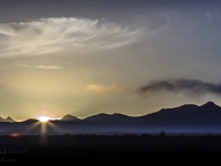 The Sun Peeks Above the Mountains - Yoga Retreat - Mexico