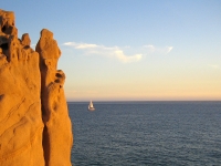 A Sailboat on the Pacific at Land's End - Yoga Retreat - Mexico