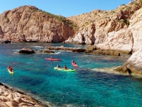 Sea Kayaking in a Cove in Baja - Yoga Retreat - Mexico