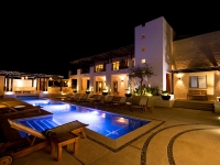 All Lit up at Night - Yoga Retreat - Mexico
