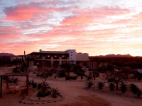 Sunset above Community Building - Yoga Retreat - Mexico