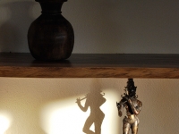 Krishna Statue with Shadow - Yoga Retreat - Mexico