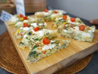 Morning Frittata - Yoga Retreat - Mexico