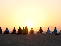 Sunset Meditation - Yoga Retreat - Mexico