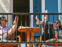Morning Coffee on the Terrace - Yoga Retreat - Mexico