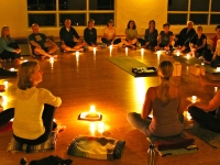 Candlelight Ceremony - Yoga Retreat - Mexico