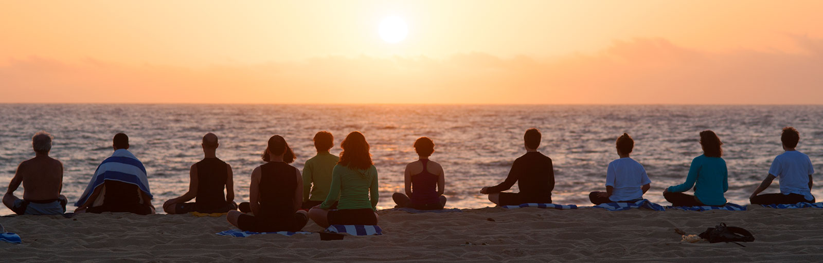 Mexico Yoga Retreats: Beach Meditation at Sunset