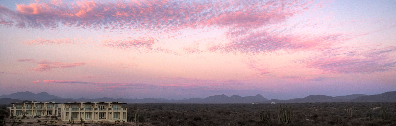 Yoga Retreat in Mexico: Sunset with Desert & Mountains
